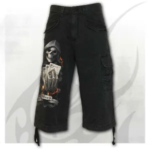 Ace Reaper Mens Vintage 3/4 Cargo Shorts