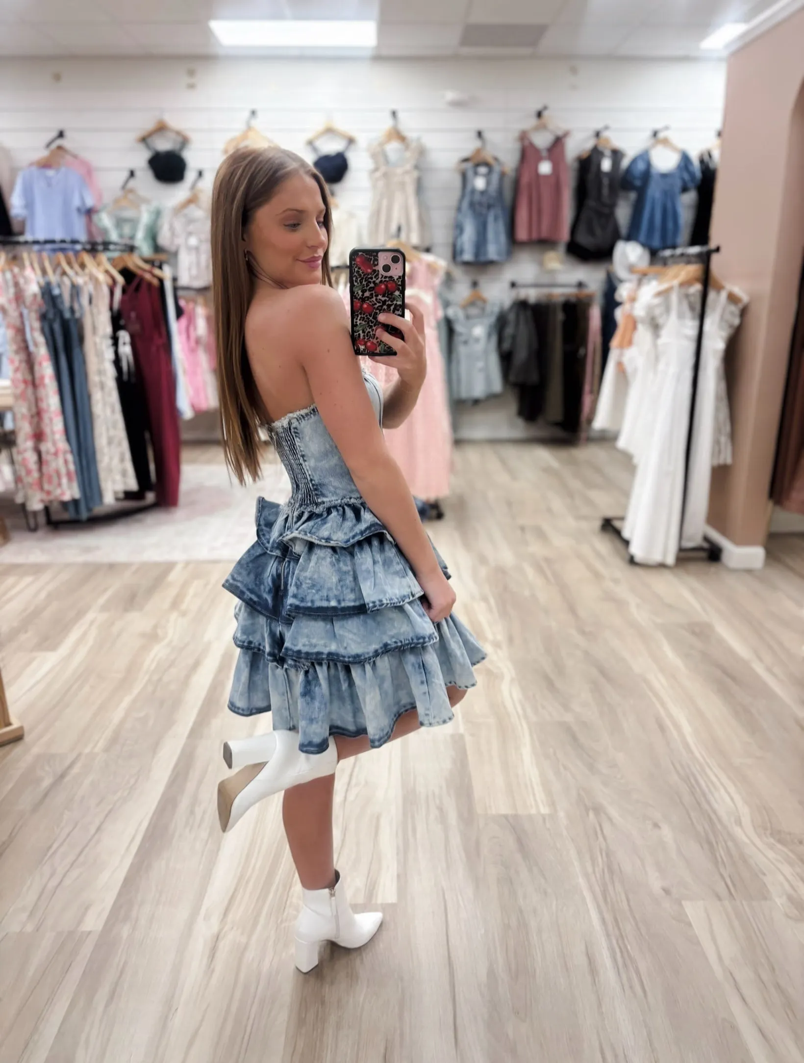 Bluebell Charm Mini Dress