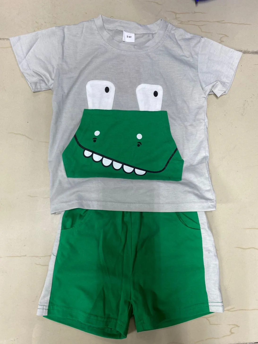 Cartoon Boys Short Sleeve T-shirt Soft Casual Baby Children's Top Clothes 204030