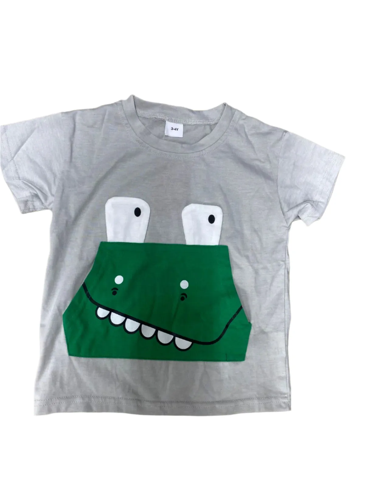 Cartoon Boys Short Sleeve T-shirt Soft Casual Baby Children's Top Clothes 204030