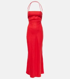Faithfull Garcia linen maxi dress