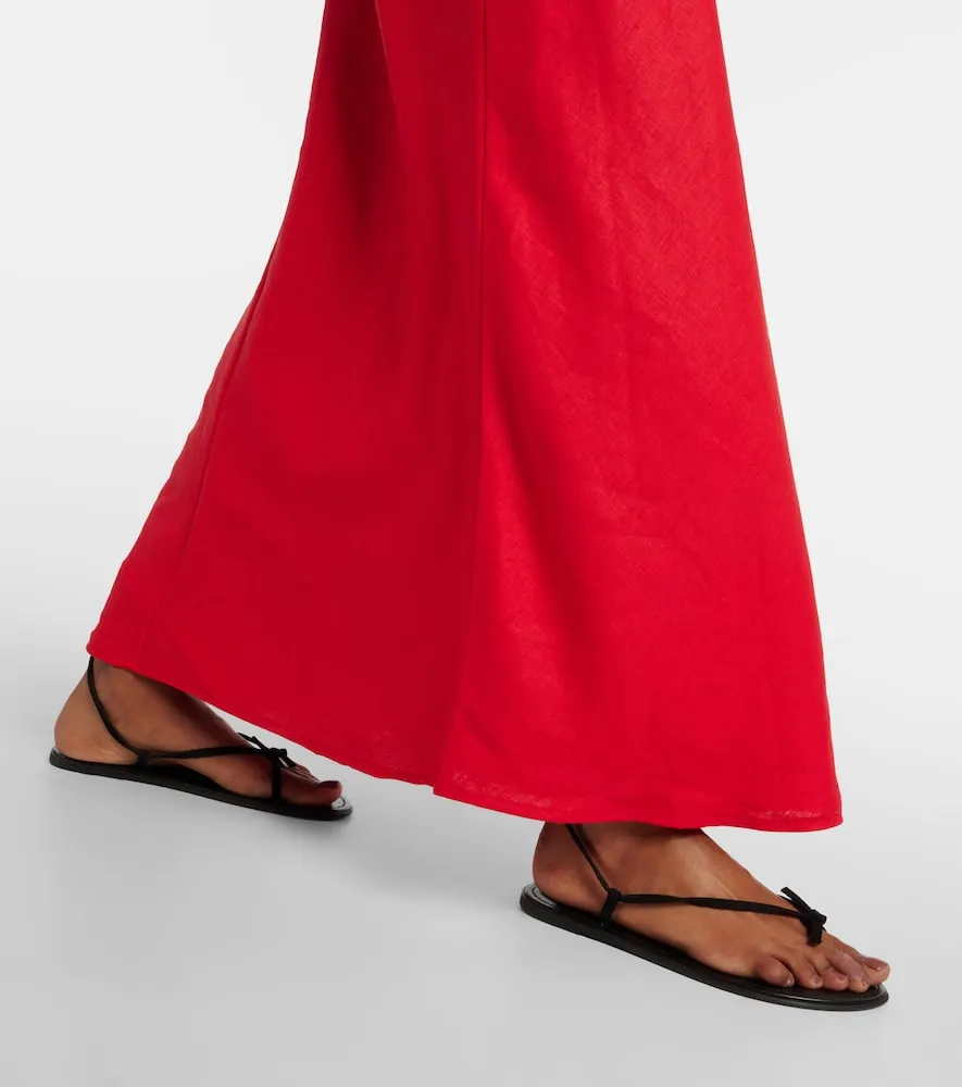 Faithfull Garcia linen maxi dress