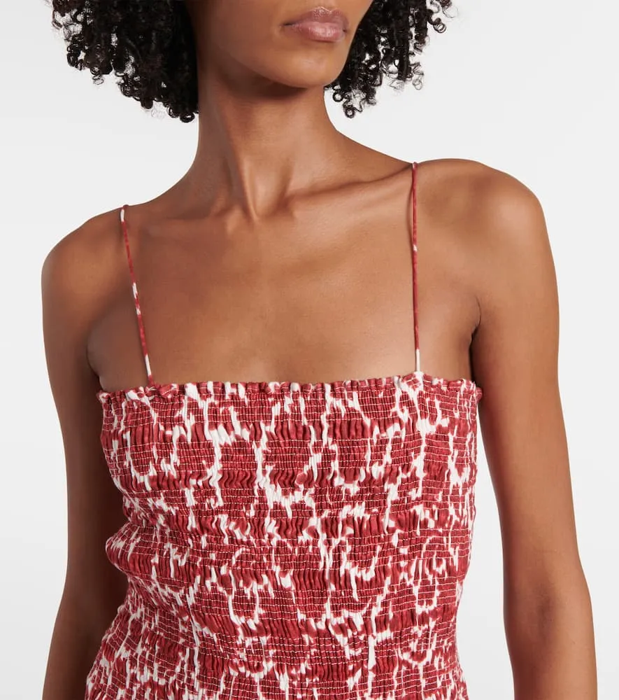 Faithfull Geriba floral linen maxi dress