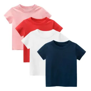 PACK OF 4  BASIC KIDS T-SHIRT