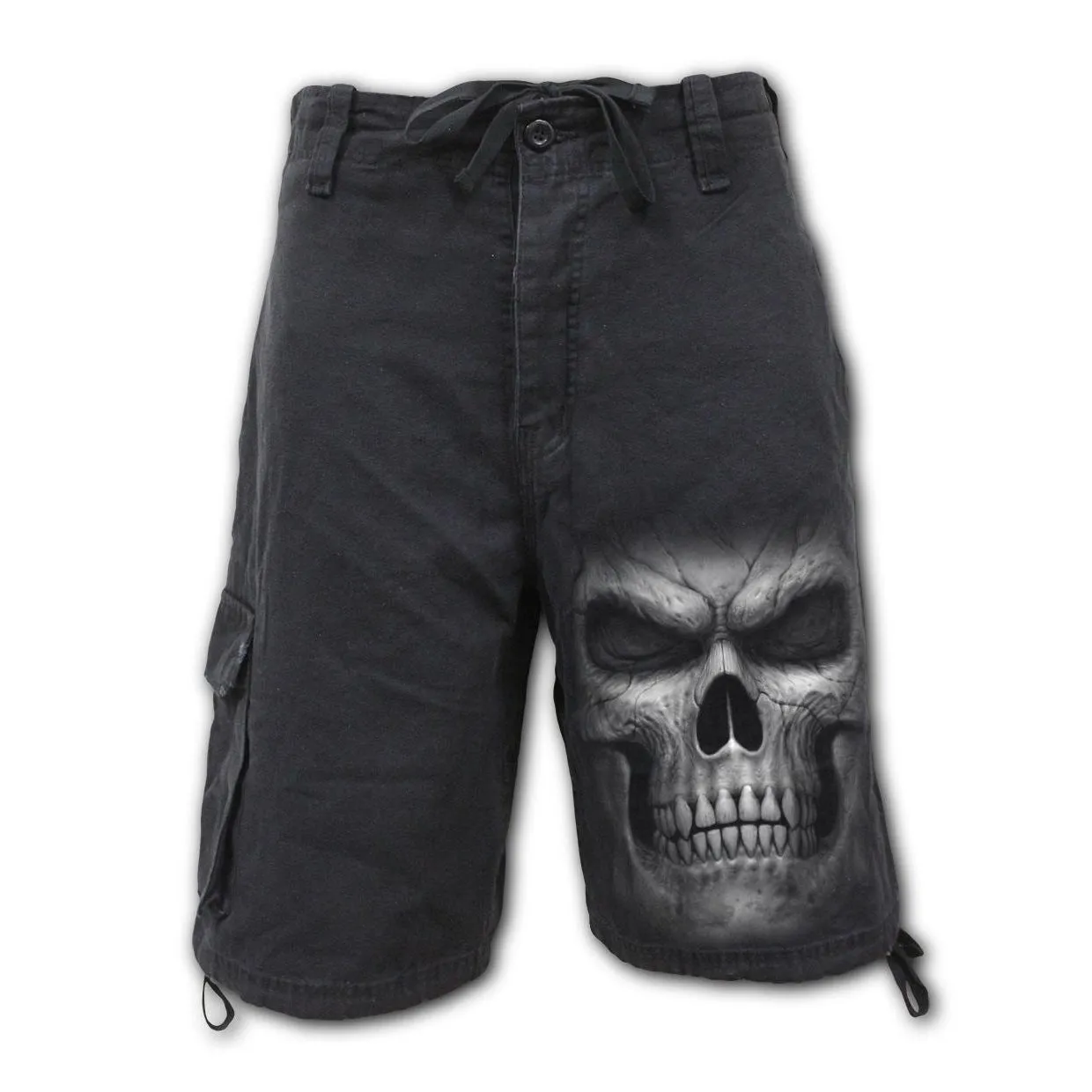 Shadow Master Mens Black Cargo Shorts