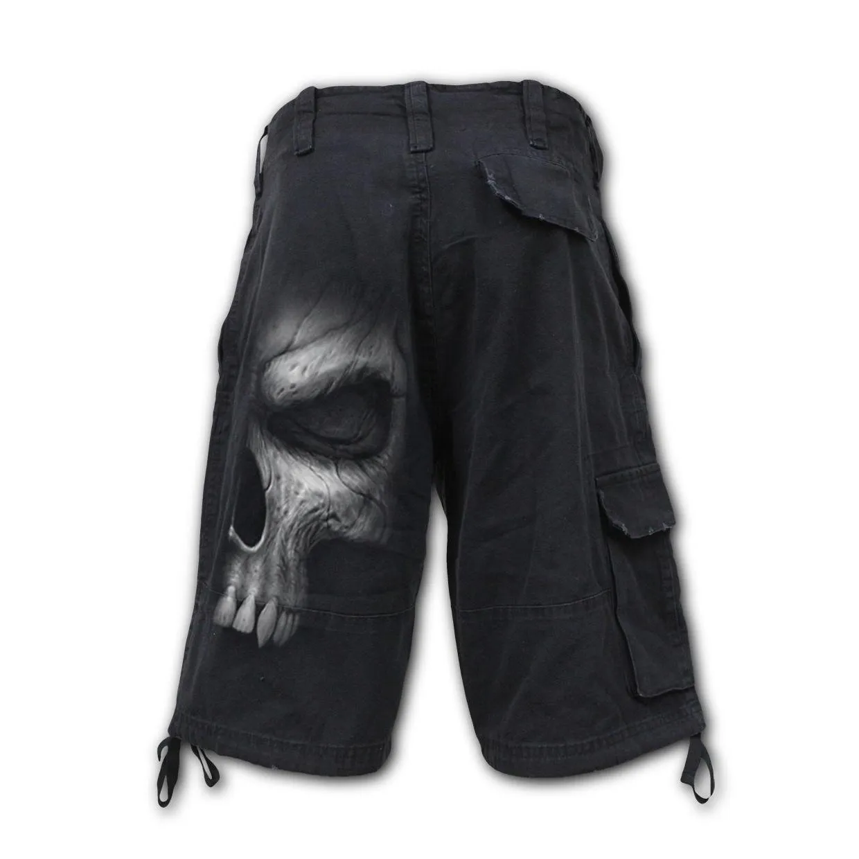 Shadow Master Mens Black Cargo Shorts